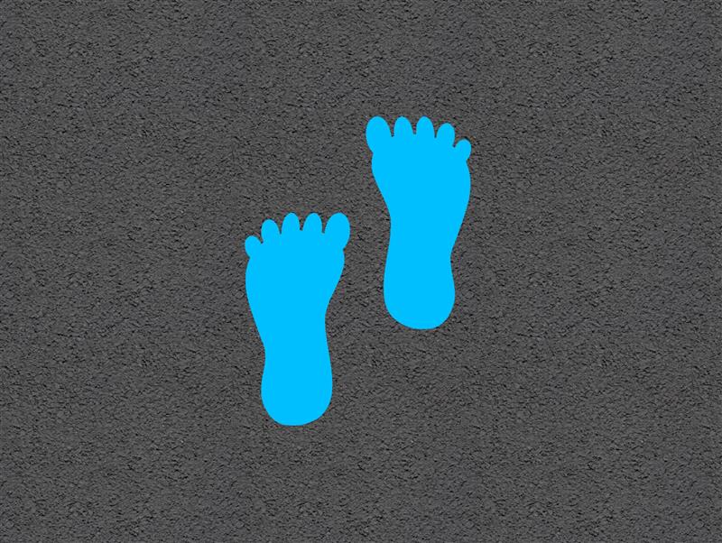 Technical render of a Foot Prints (Pair)